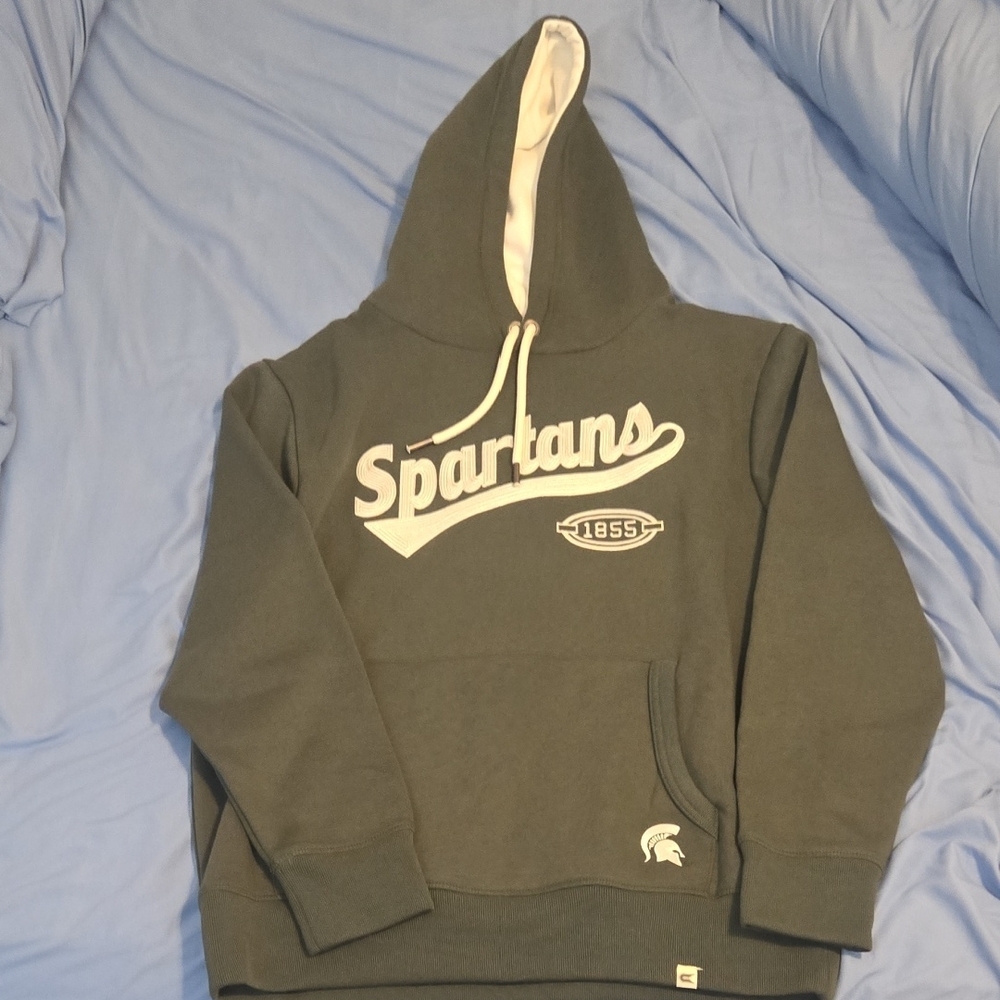 Colosseum Michigan State Spartans Hooded Sweatshirt Sz XL Perfect Condition